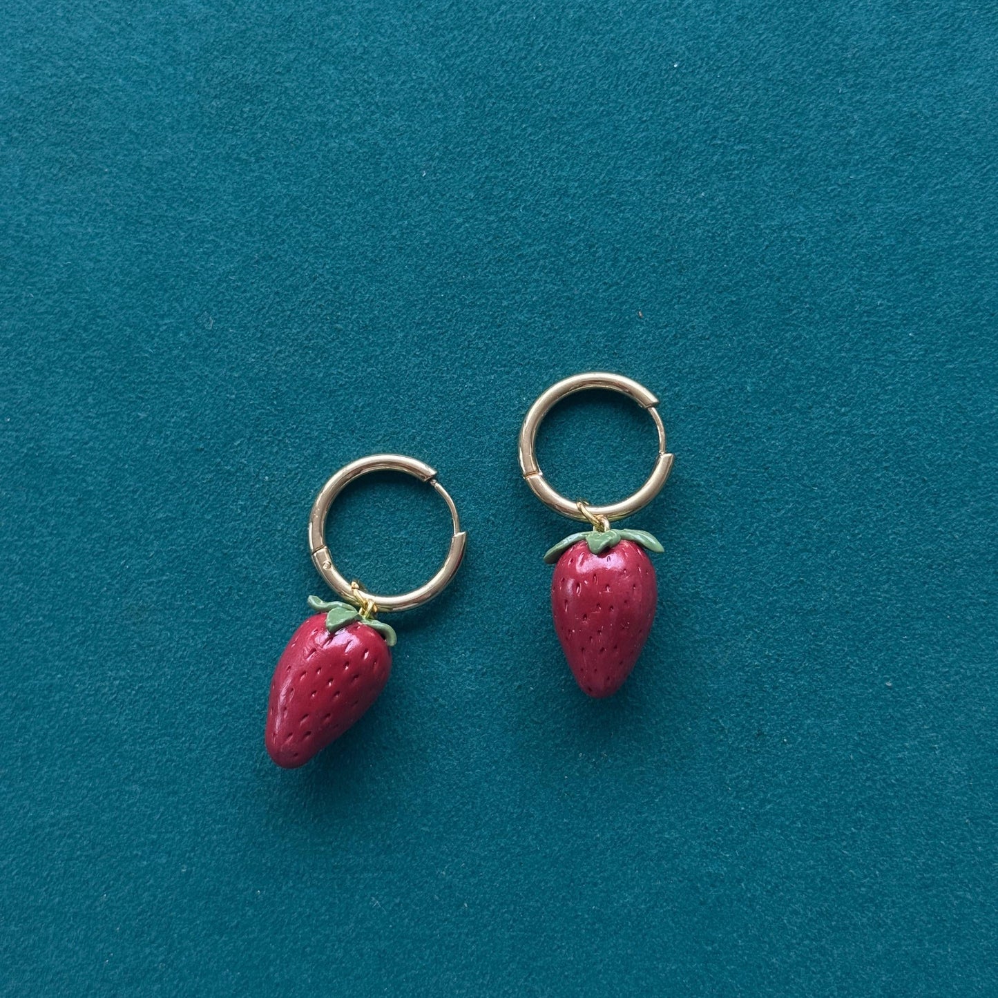 Strawberry Charm Earrings