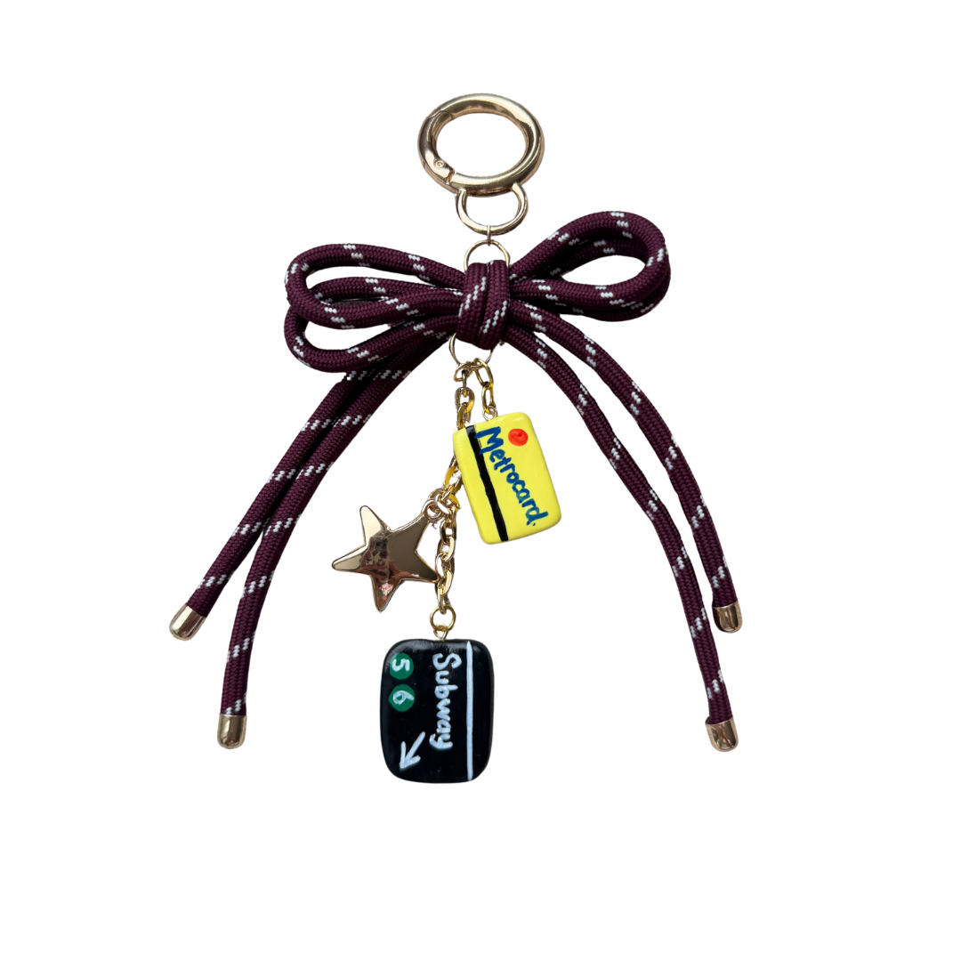 New Yorker Bag Charm