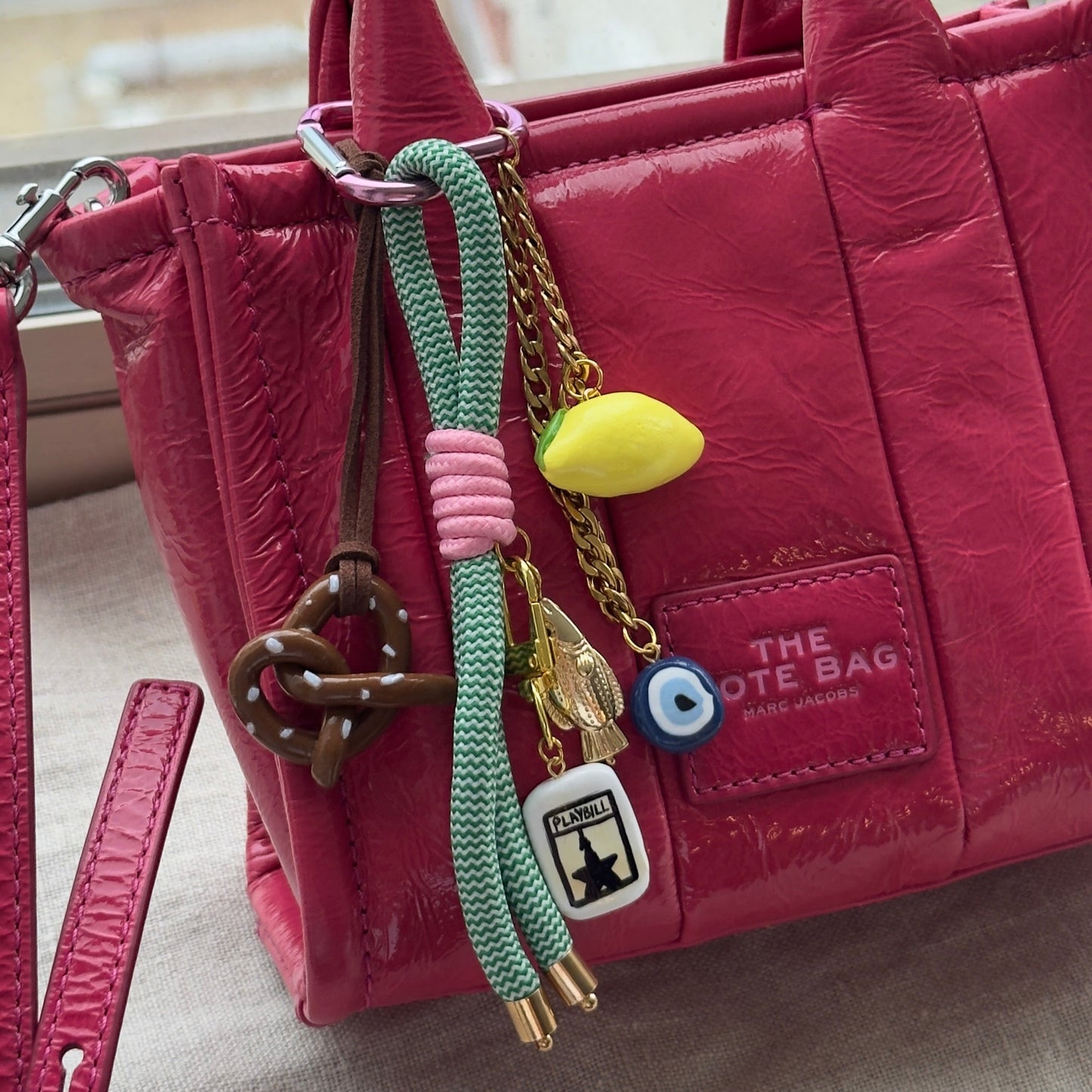 Pretzel Bag Charm