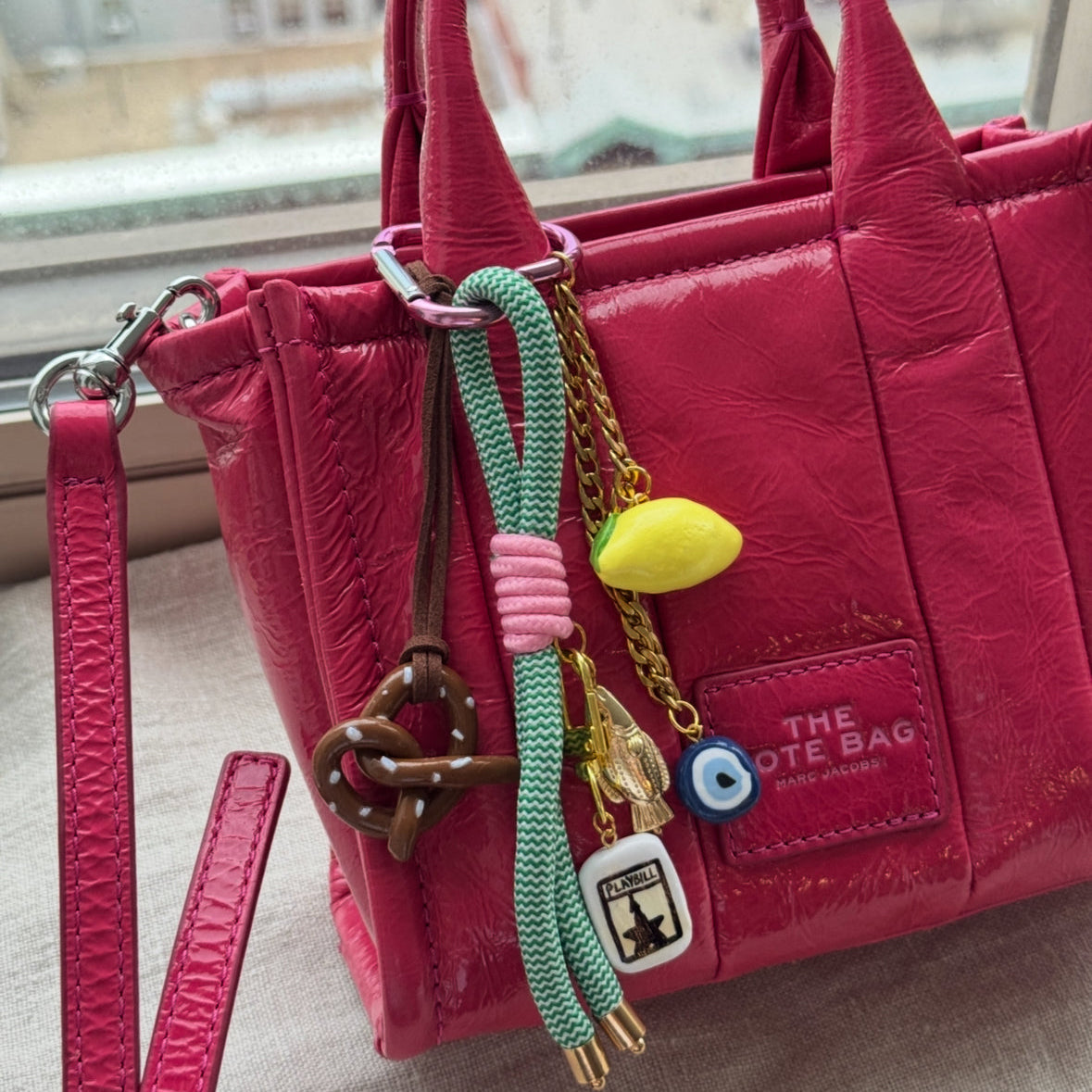 Pretzel Bag Charm