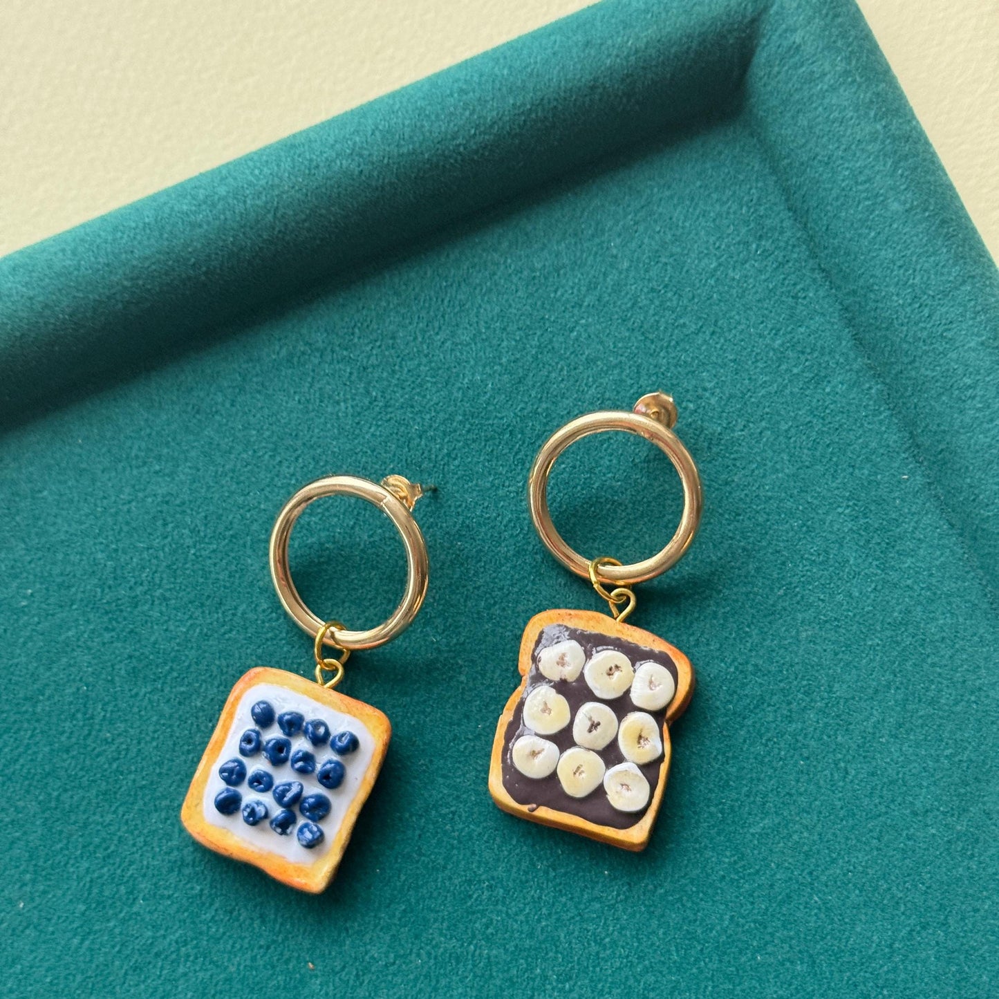 Breakfast Toast Earrings