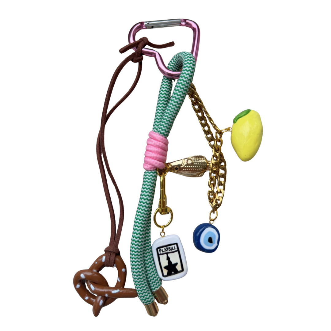 Pretzel Bag Charm