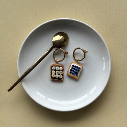 Breakfast Toast Earrings