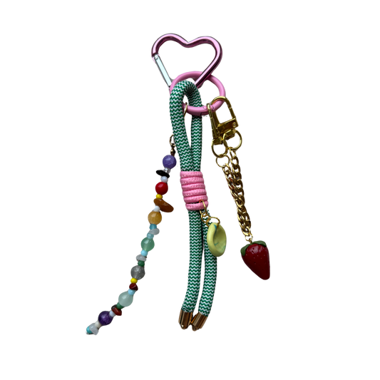 Strawbaby Bag Charm