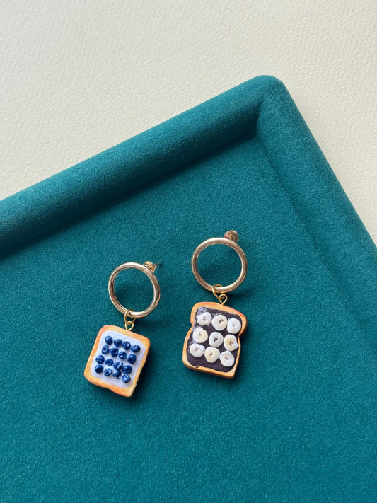 Breakfast Toast Earrings