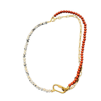 Jasper & Dalmatian Necklace