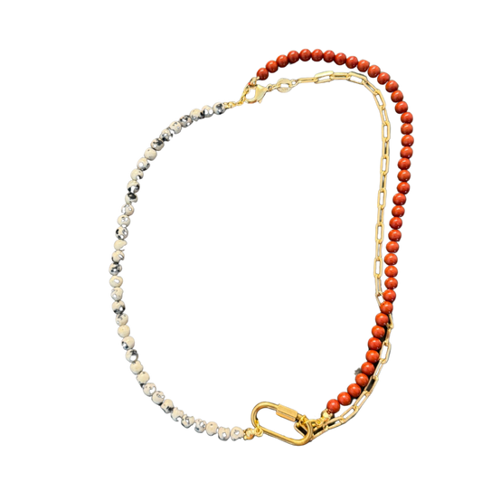 Jasper & Dalmatian Necklace