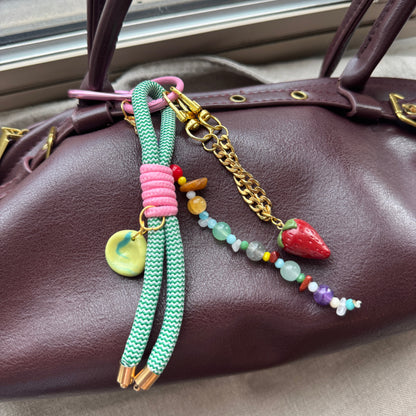 Strawbaby Bag Charm