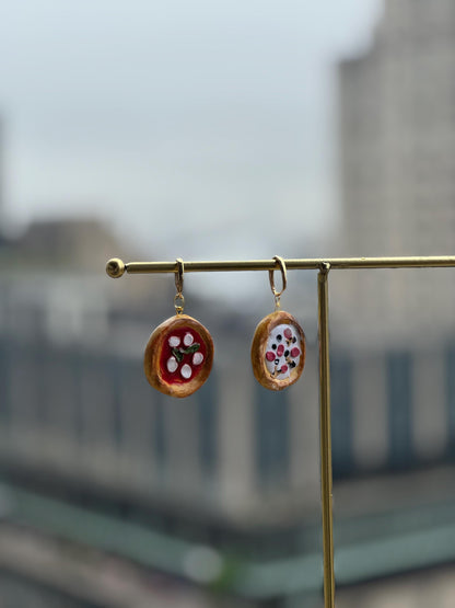 Pizza Charm Earrings